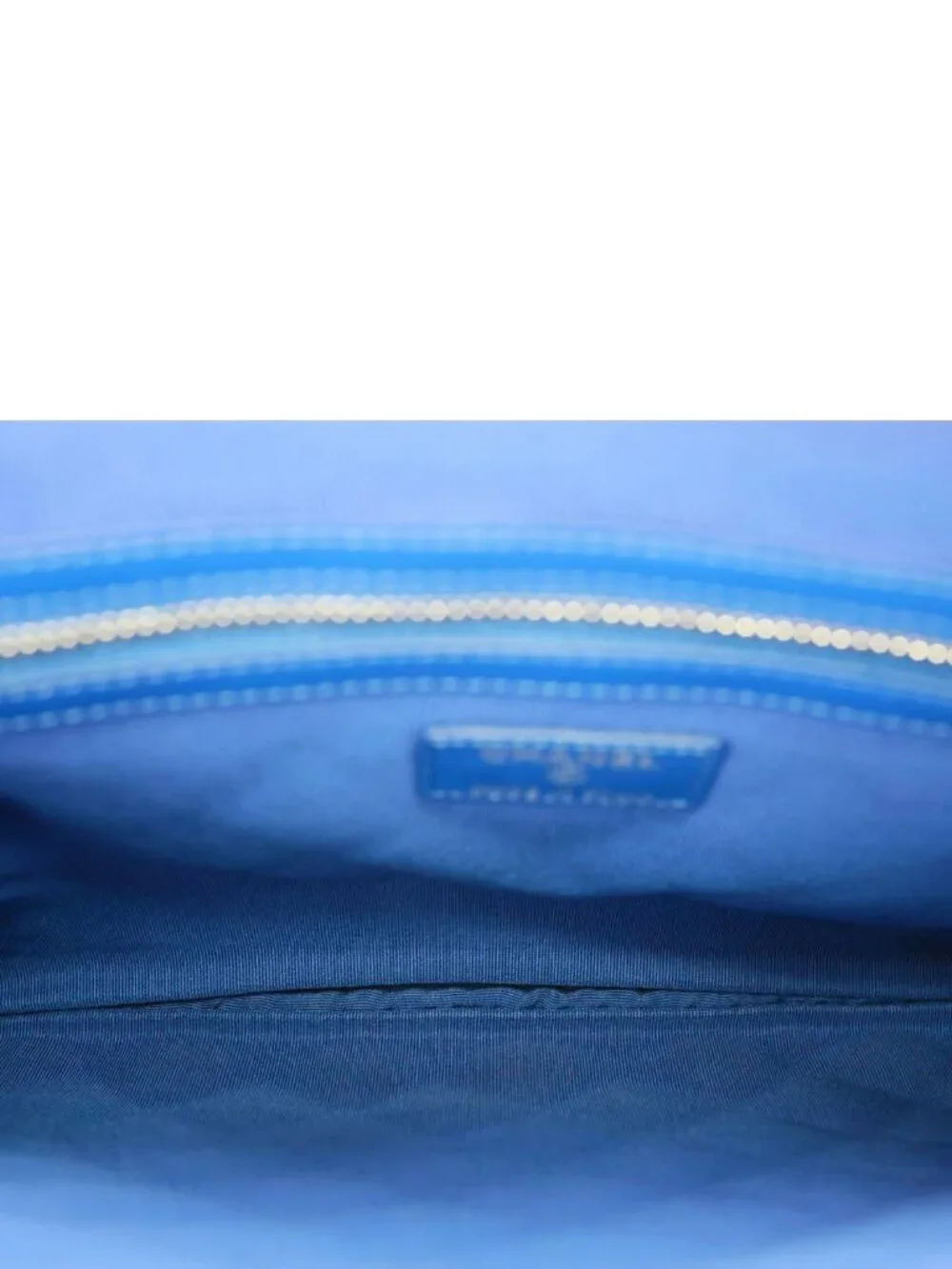 Chanel O Case Large Quilted Lambskin Leather Clutch Blue